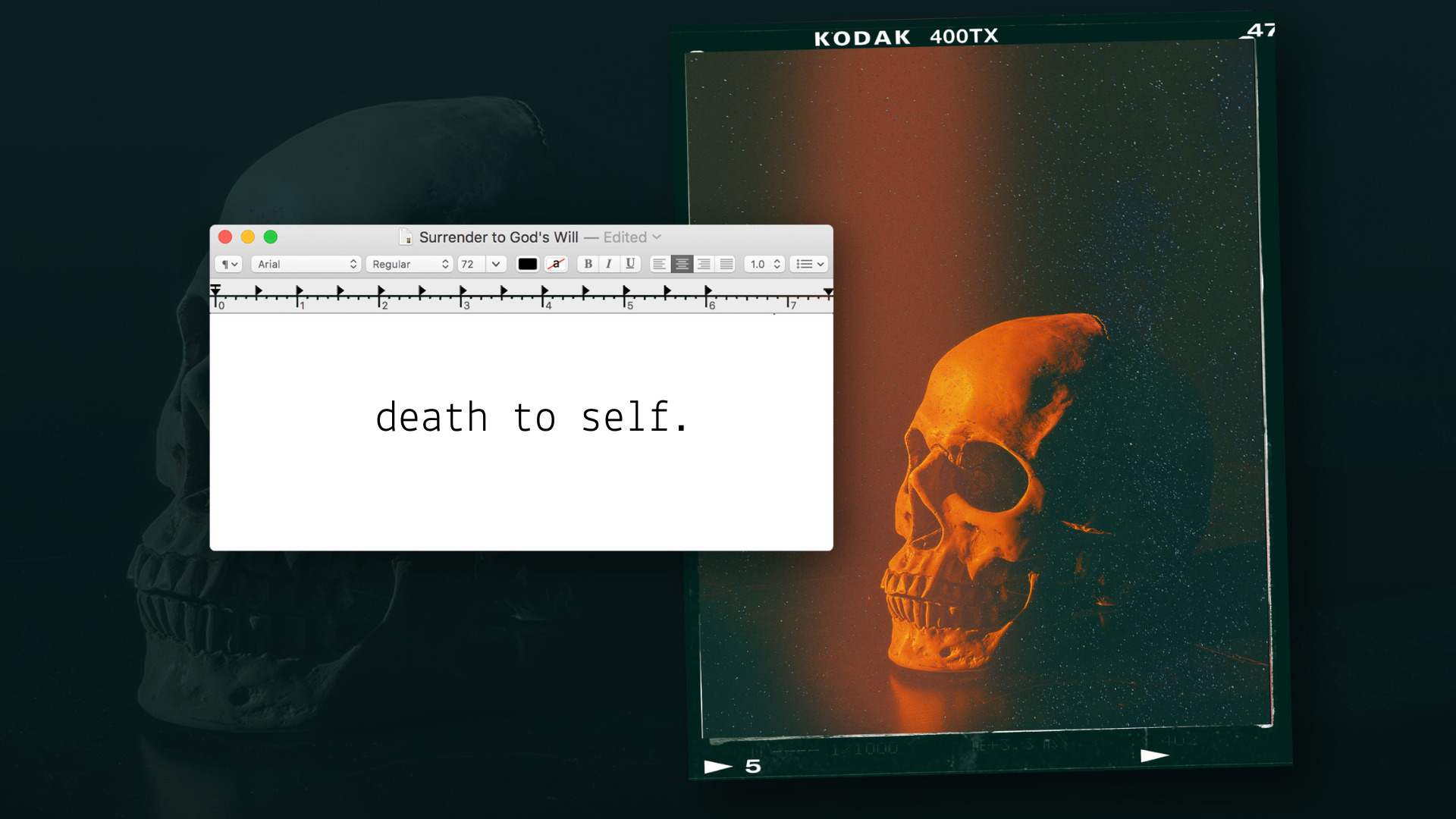 Death To Self 4K 3840 × 2160 Px | Remix Church Media | Editable Design Templates And Resources Made For The Church.