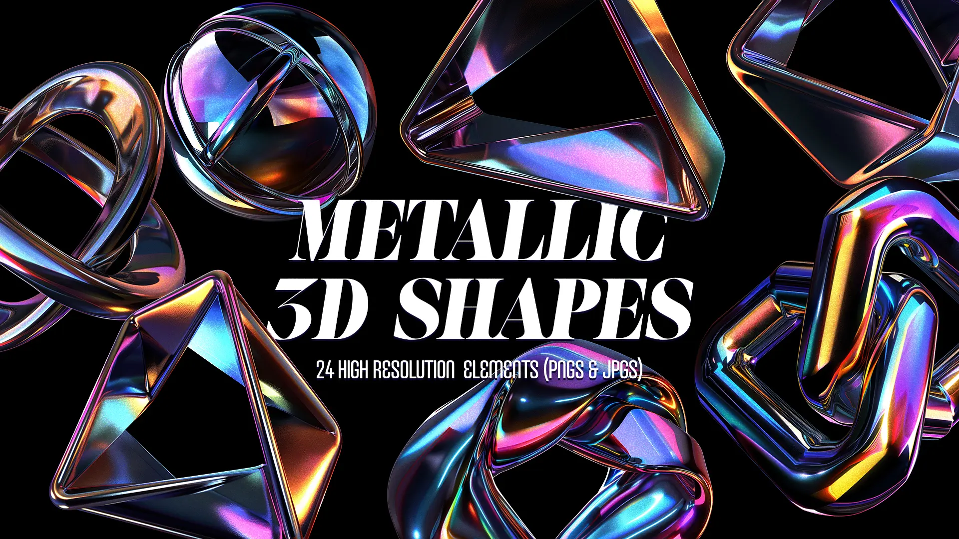 Metallic 3D Elements Cover | Remix Church Media | Editable Design Templates And Resources Made For The Church.