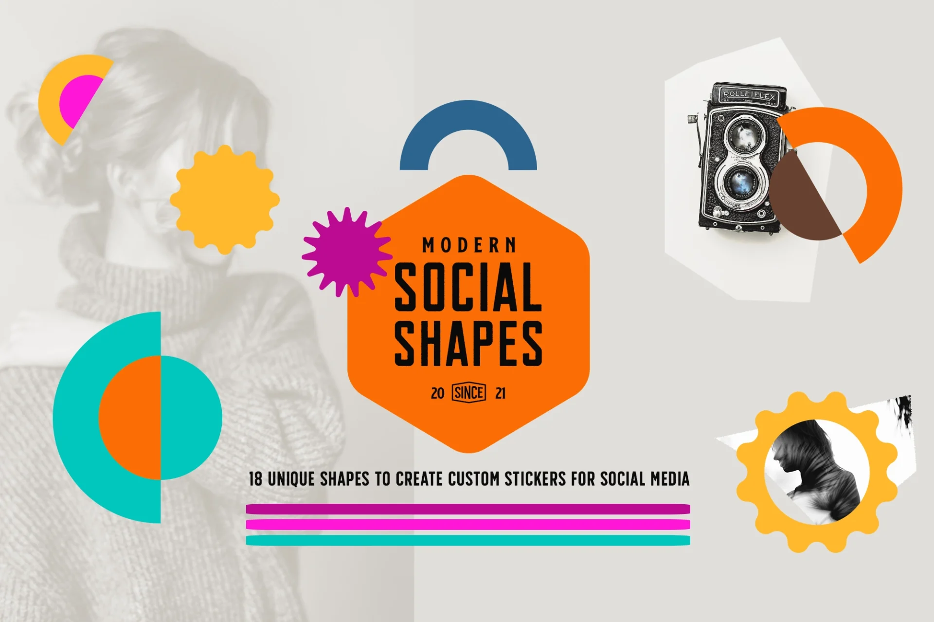 Modern Social Shapes | Remix Church Media