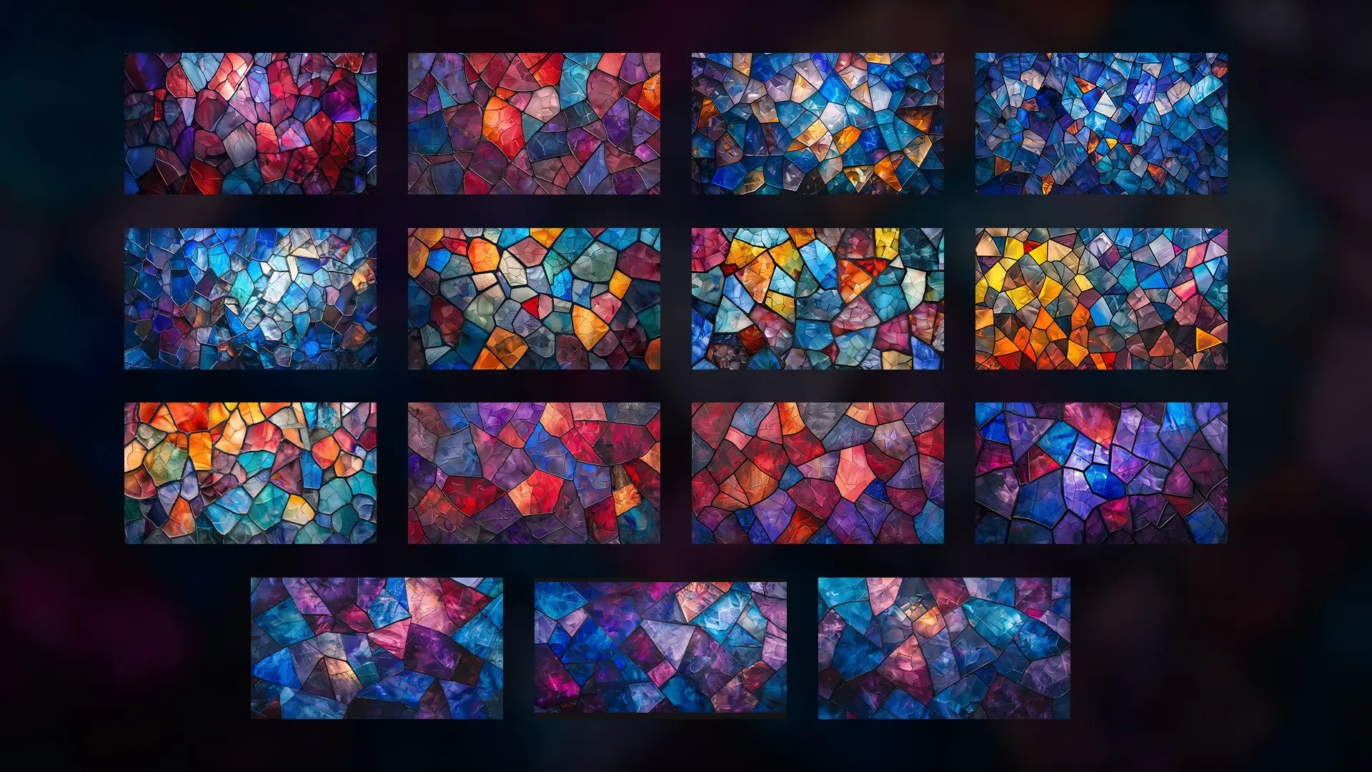 Enhance Your Church'S Visual Experience With Our &Quot;Stained Glass&Quot; Background Collection, Featuring 15 Abstract Pngs That Will Add Vibrant Color And Inspiration To Your Worship Environment.