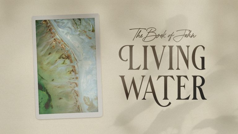 The Book Of John Living Water Hd Title Slide | Remix Church Media | Editable Design Templates And Resources Made For The Church.