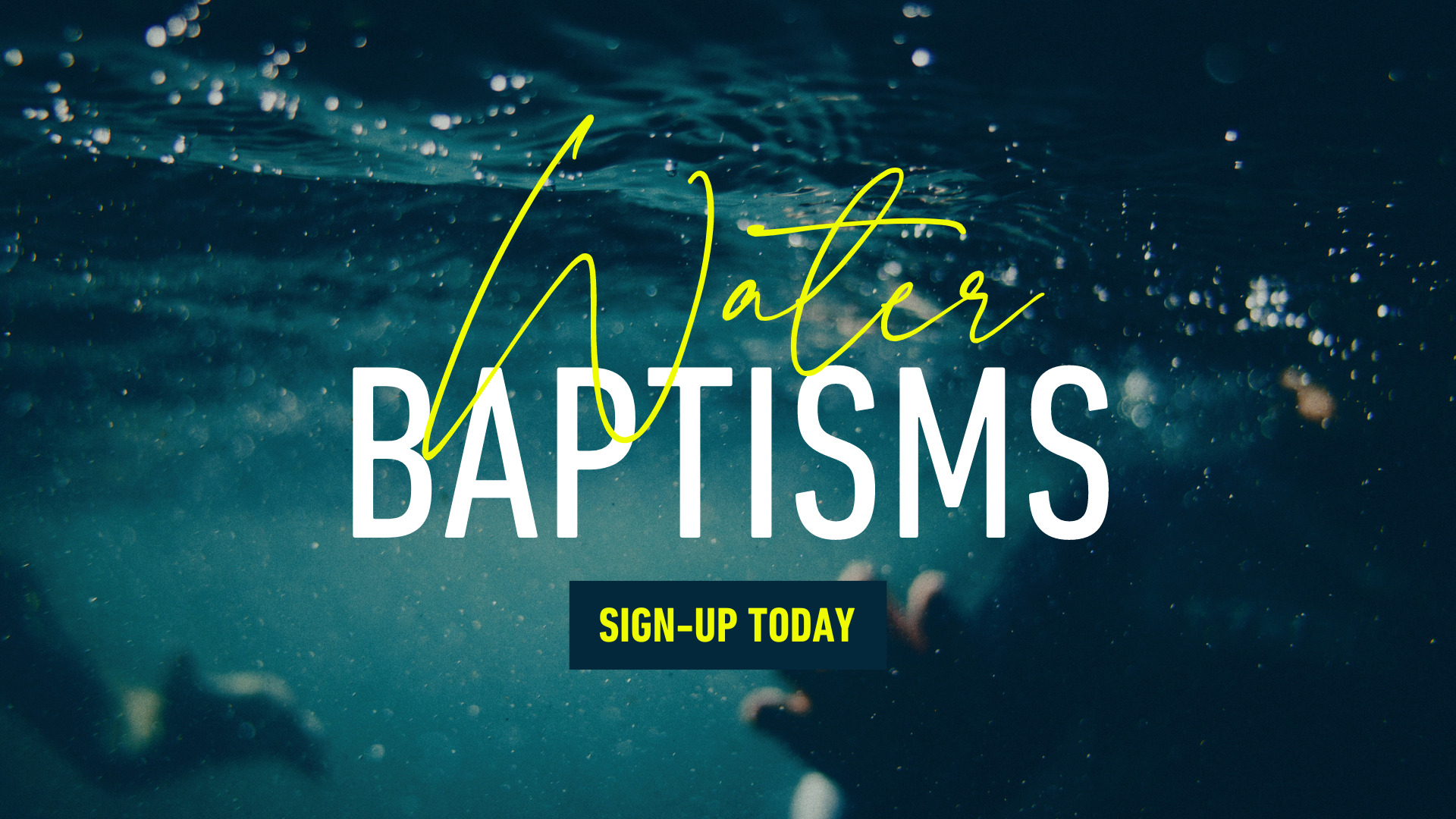 Water Baptism 4K 3840 × 2160 Px | Remix Church Media | Editable Design Templates And Resources Made For The Church.